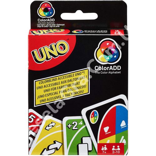 Настільна гра Уно Додай кольору (UNO ColorADD)